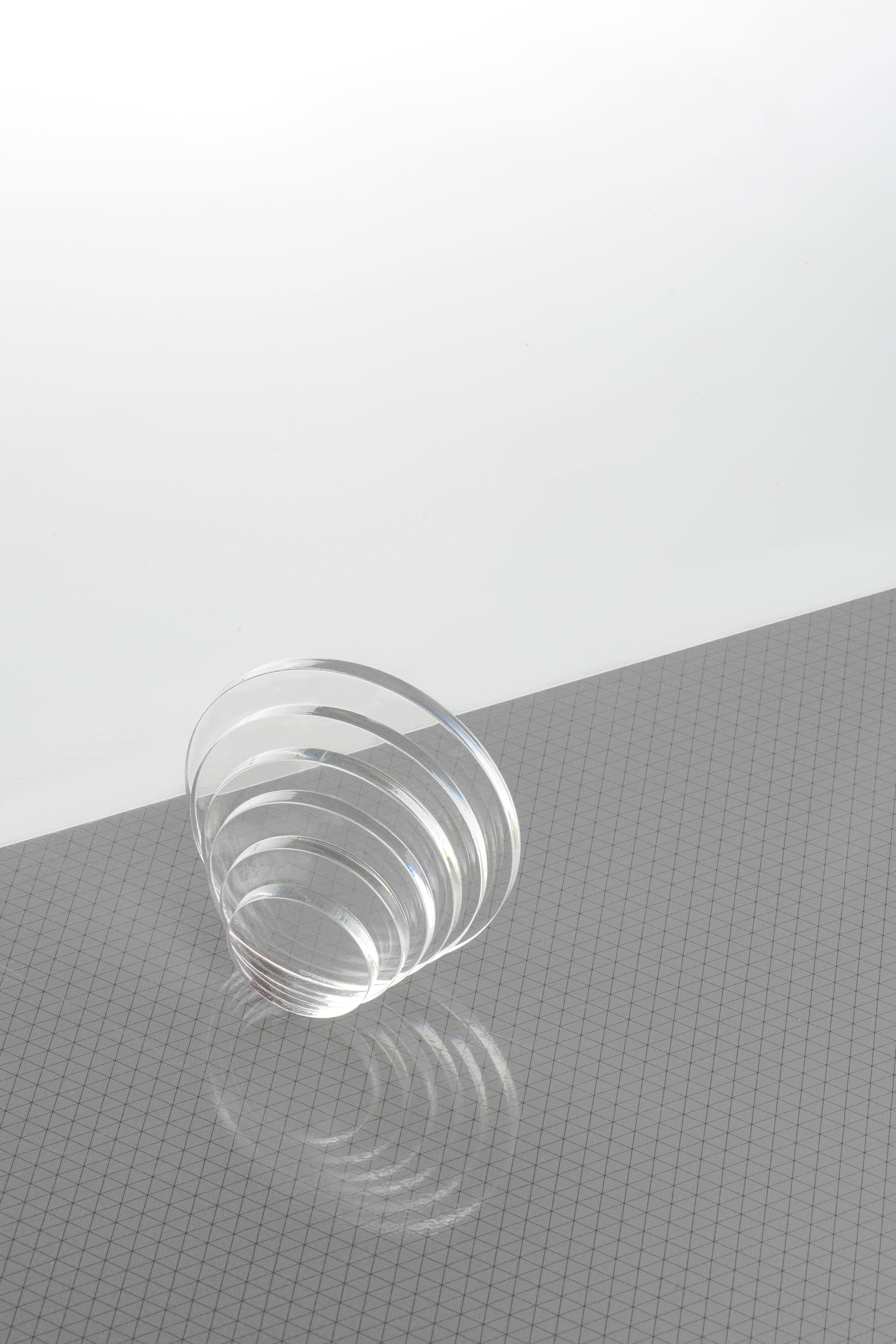 Toile de fond acrylique ronde Feuille de plexiglas Disque de