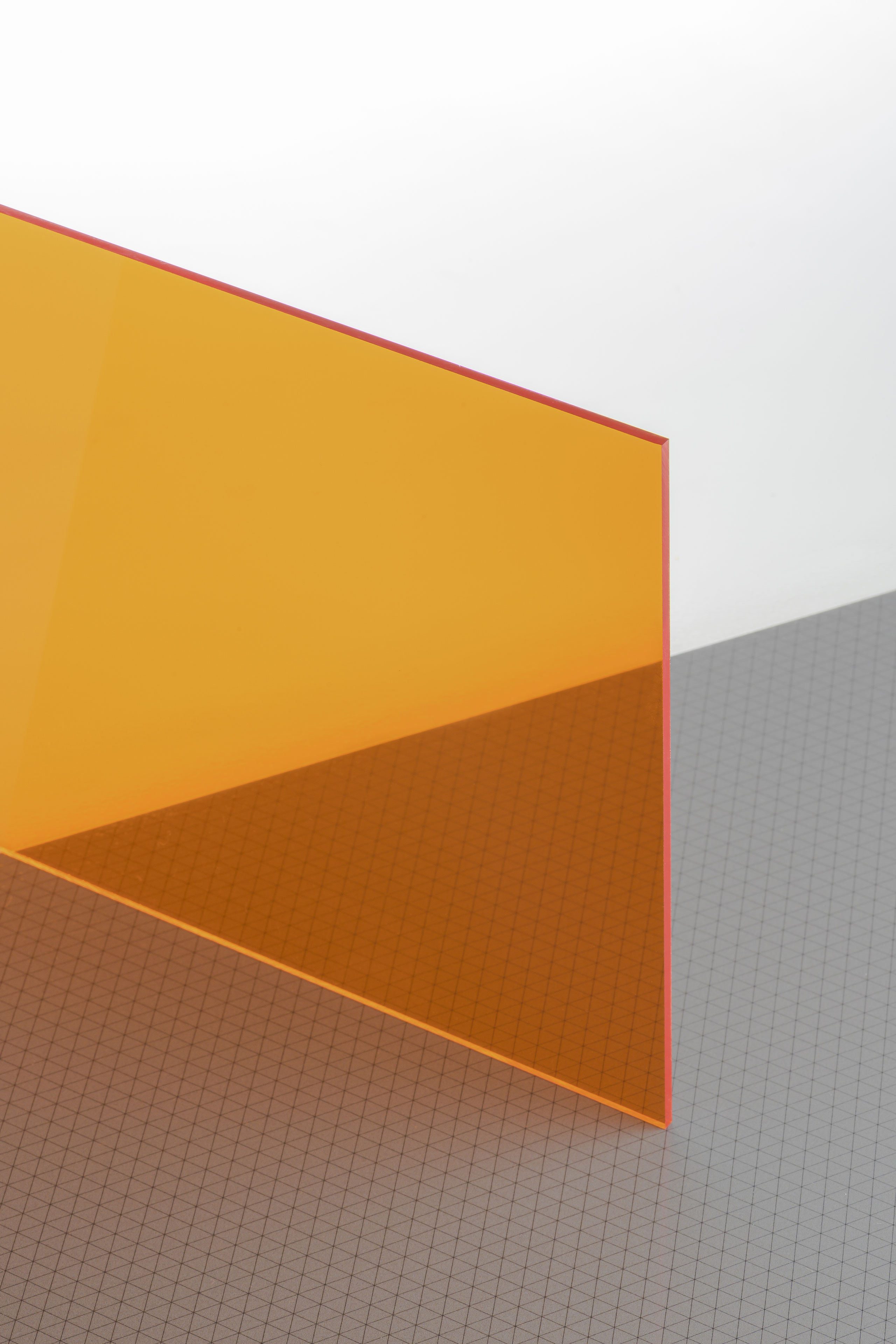 Plexiglas® GS Perspex® Acrylglas 3mm Stärke Zuschnitt Orange lichtdurchlässig 