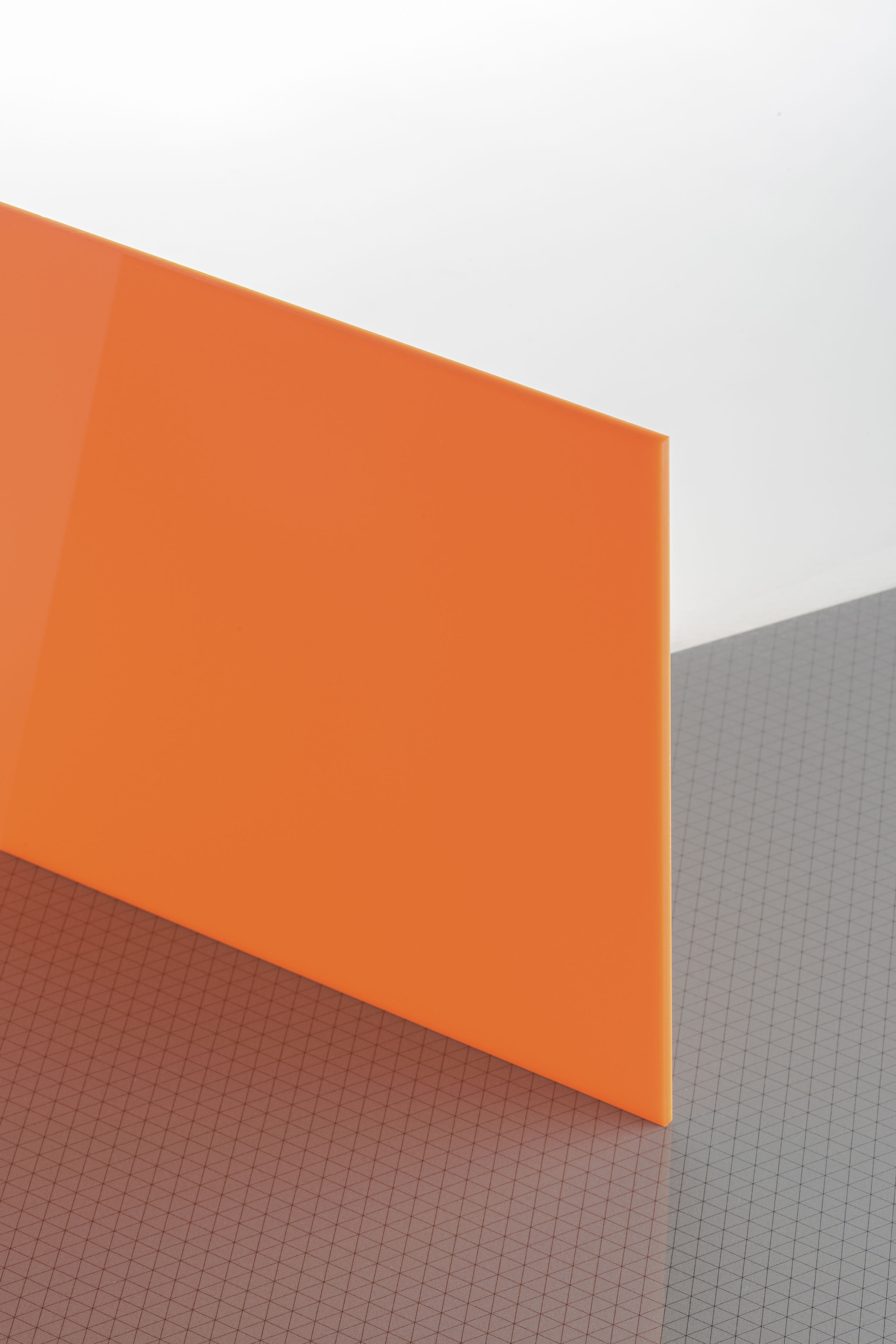 Plexiglas® GS Acrylglas 3mm Stärke Zuschnitt Orange lichtdurchlässig LED 